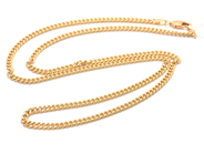 Smycken, Halskedja Pansar 18K 14,8g 50,4cm bredd: 0,29cm, i auktion: Pant – Tisdag 8 september 2020