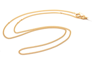 Smycken, Halskedja Pansar 18K 4,2g 47,3cm bredd: 0,15cm, i auktion: Pant – Tisdag 8 september 2020