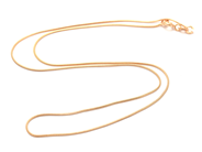 Smycken, Halskedja 18K 3,1g 42,5cm bredd: 0,08cm, i auktion: Pant – Tisdag 8 september 2020