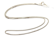 Smycken, Halskedja Venezia 18K vitguld 4,0g 42,7cm bredd: 0,11cm, i auktion: Pant – Tisdag 8 september 2020