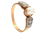 Smycken, RING, 18K guld/platina, i auktion: Lilla Smycken – Torsdag 22 oktober 2020