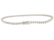 Smycken - TENNISARMBAND, 18K vitguld - View 2