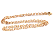 Smycken, Halskedja doserad Bismarck 18K 7,1g 42,5cm bredd: 0,32-0,5cm, i auktion: Pant – Tisdag 1 december 2020