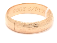 Parti, Ring 18K 4,1g Ø17½, graverad, i auktion: Pant – Tisdag 1 december 2020