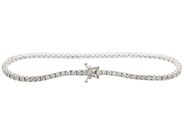 Smycken - TENNISARMBAND, 18K vitguld - View 2