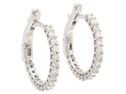 Smycken - ÖRHÄNGEN, 18K vitguld - View 1