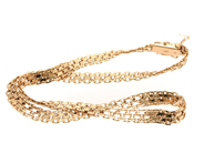 Smycken, Halsband 18K, X-länk, i auktion: Pant – Tisdag 2 mars 2021