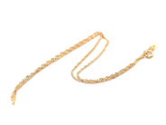 Smycken, Kedja Singapore 18K 1,2g 36,5cm, i auktion: Pant – Tisdag 2 mars 2021
