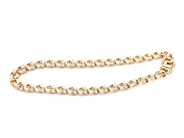 Smycken, Armband Bismarck 18K 7,9g 19,5cm, i auktion: Pant – Tisdag 2 mars 2021