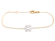 Smycken, ARMBAND, 18K guld/vitguld, i auktion: Lilla Smycken – Tisdag 10 februari