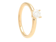 Smycken - ENSTENSRING, 18K guld - View 1