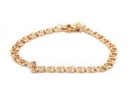 Smycken, Armband Bismarck 18K 9,7g 18,5cm bredd: 5mm, i auktion: Pant – Tisdag 19 oktober 2021
