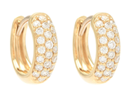 Smycken - ÖRHÄNGEN, 18K guld - View 1