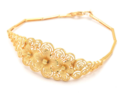 Parti - Armband 21K 10,9g 17cm bredd: 2-19mm, halvstelt - View 1