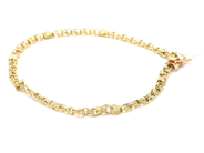 Smycken, Armband Bismarck 14K 4,3g längd:18,5cm bredd:3mm, i auktion: Pant – Tisdag 11 januari 2022