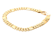 Smycken, Armband 14K 8,2g längd:19cm bredd:6mm, i auktion: Pant – Tisdag 11 januari 2022
