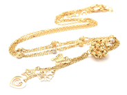 Smycken, Collier 18K flerfärgat 14,5g längd:51-56cm bredd:2mm , i auktion: Pant – Tisdag 11 januari 2022