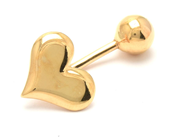 Smycken, Navelpiercing 18K 2,8g, höjd:23mm, i auktion: Pant – Tisdag 11 januari 2022
