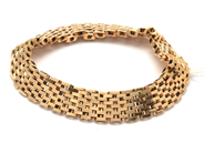 Smycken, Armband Korridor 18K 29,3g längd:18,5cm bredd:10mm, i auktion: Pant – Tisdag 11 januari 2022