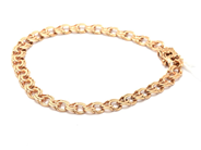 Smycken, Armband Bismarck 18K 14,1g längd:21cm bredd:5mm, i auktion: Pant – Tisdag 11 januari 2022
