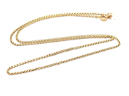 Smycken, Kedja 14K 3,8g längd:52cm bredd:1mm, i auktion: Pant – Tisdag 11 januari 2022