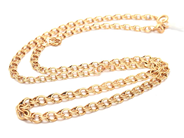 Smycken, Kedja doserad Bismarck 18K 11,5g längd:46,5cm bredd:3-5mm, i auktion: Pant – Tisdag 11 januari 2022