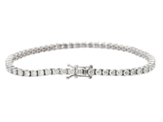 Smycken - TENNISARMBAND, 18K vitguld - View 2