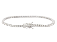 Smycken - TENNISARMBAND, 18K vitguld - View 2