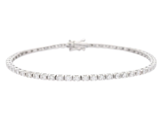 Smycken - TENNISARMBAND, 18K vitguld - View 1