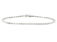 Smycken - TENNISARMBAND, 18K vitguld - View 3