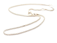 Smycken, Vristlänk Venezia S925 2,8g 22,5 / 24,5 / 27cm bredd:1mm, i auktion: Pant – Tisdag 29 mars 2022