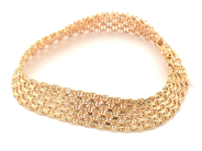 Smycken - Armband X-länk med stav 18K 34,4g längd: 21cm bredd: 14mm kistlås  - View 1