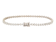 Smycken - TENNISARMBAND, 18K vitguld - View 2