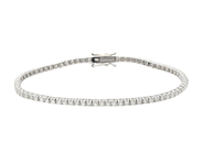 Smycken - TENNISARMBAND, 18K vitguld - View 1