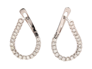 Smycken - ÖRHÄNGEN, 18K vitguld - View 1