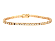 Smycken - TENNISARMBAND, 18K guld - View 1