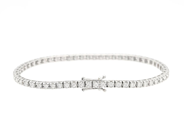 Smycken - TENNISARMBAND, 18K vitguld - View 2