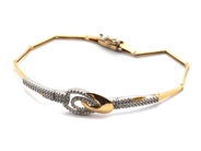 Smycken, Armband 14K 7g Ø60mm, med stenar, i auktion: Pant – Tisdag 30 augusti 2022