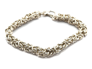 Smycken, Armband Drottninglänk S925 35,2g längd: 20,5cm, bredd: 7mm, i auktion: Pant – Tisdag 30 augusti 2022
