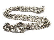 Smycken, Collier Bismarck doserad S925 längd: 48cm, bredd: 5-8mm, i auktion: Pant – Tisdag 30 augusti 2022