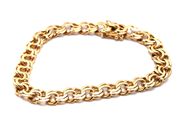 Smycken, Armband Bismarck 18K 26,6g, längd 20,5 cm, i auktion: Pant – Tisdag 30 augusti 2022