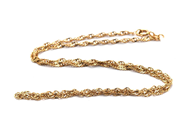 Smycken, Kedja Singapore 18K 4,0g, längd 43 cm, i auktion: Pant – Tisdag 30 augusti 2022