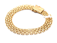 Smycken, Armband 18K 15,4g, längd 18,5 cm, i auktion: Pant – Tisdag 30 augusti 2022