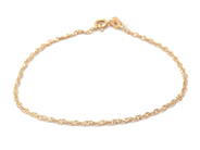 Smycken - Armband Singapore 18K 1,2g längd: 17,6cm bredd: 2mm - View 1