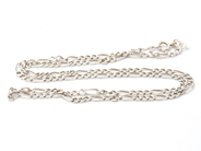 Smycken, Kedja Figaro S925 5,6g längd: 49,8cm bredd: 3mm, i auktion: Pant – Tisdag 30 augusti 2022