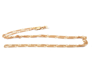 Smycken, Kedja Figaro 18K 8,9g längd: 60,4cm bredd: 2mm, i auktion: Pant – Tisdag 30 augusti 2022