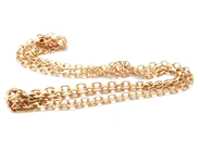 Smycken, Kedja X-länk 18K 18,3g längd: 45cm bredd: 5-9mm, i auktion: Pant – Tisdag 30 augusti 2022