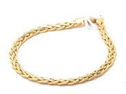 Smycken, Armband 18K 6,1g längd: 18cm bredd: 4mm, i auktion: Pant – Tisdag 30 augusti 2022