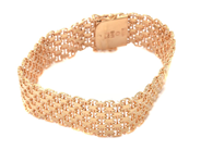 Smycken, Armband X-länk 18K 35,6g längd: 18,8cm bredd: 7mm, i auktion: Pant – Tisdag 30 augusti 2022