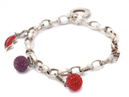Smycken, Armband S925 17,6g Thomas Sabo längd: 21cm med berlocker, i auktion: Pant – Tisdag 30 augusti 2022